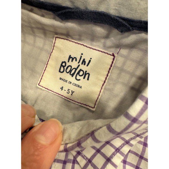 Mini Boden Boys Button Up Shirt Top - Picture 5 of 8